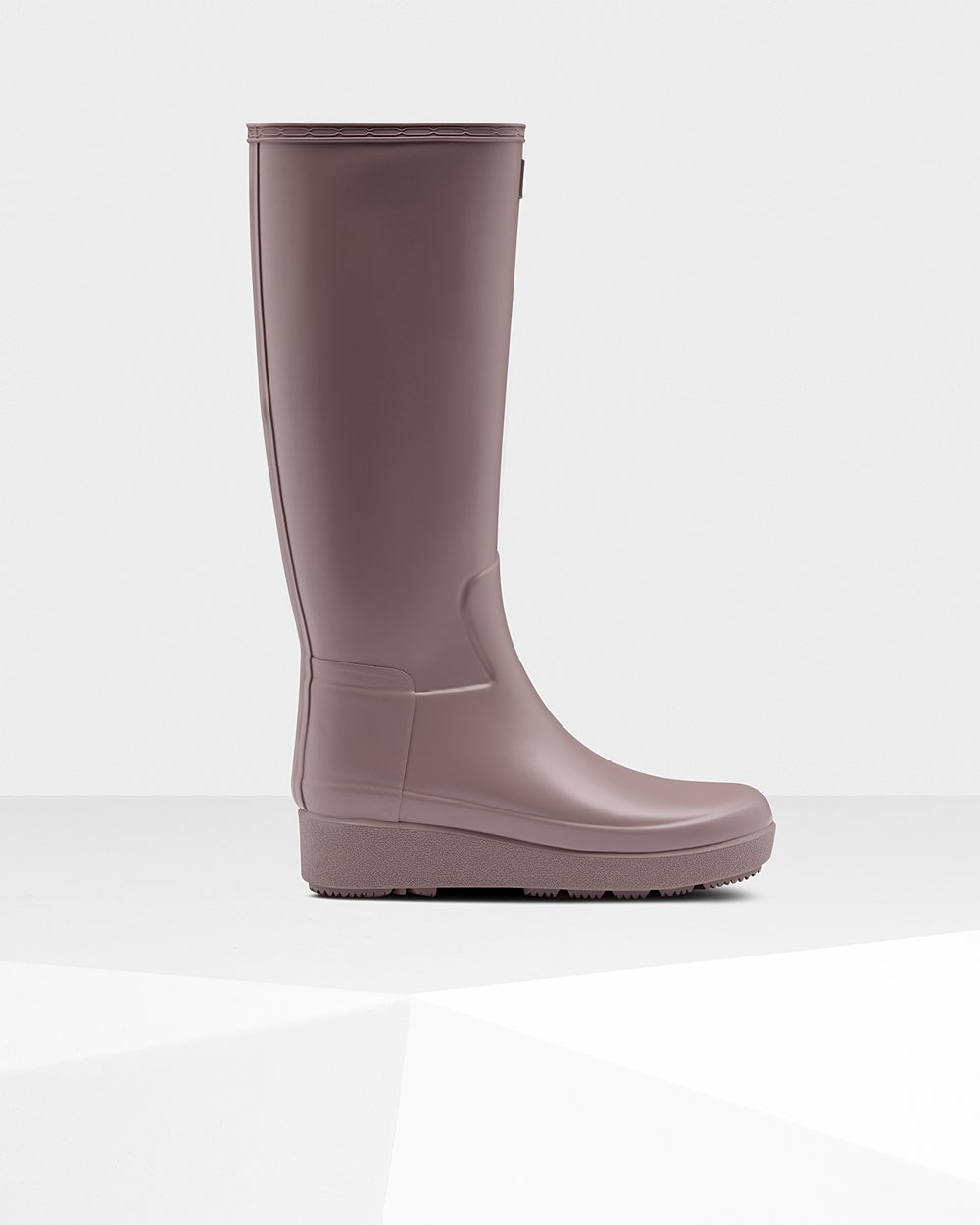 Hunter Refined Slim Fit Tall For Women - Creeper Boots Purple | India VGAMQ4029